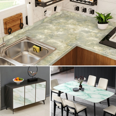 wallpaper home decoration marble kitchen self adhesive white waterproof pvc wallpaper marble