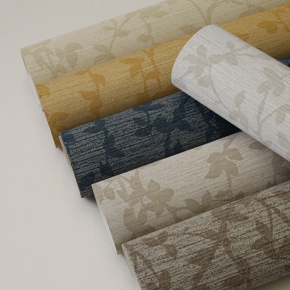High quality grace floral 100% Vinyi Material Wallcovering Wallpaper Living room TV background Wall Wallpaper