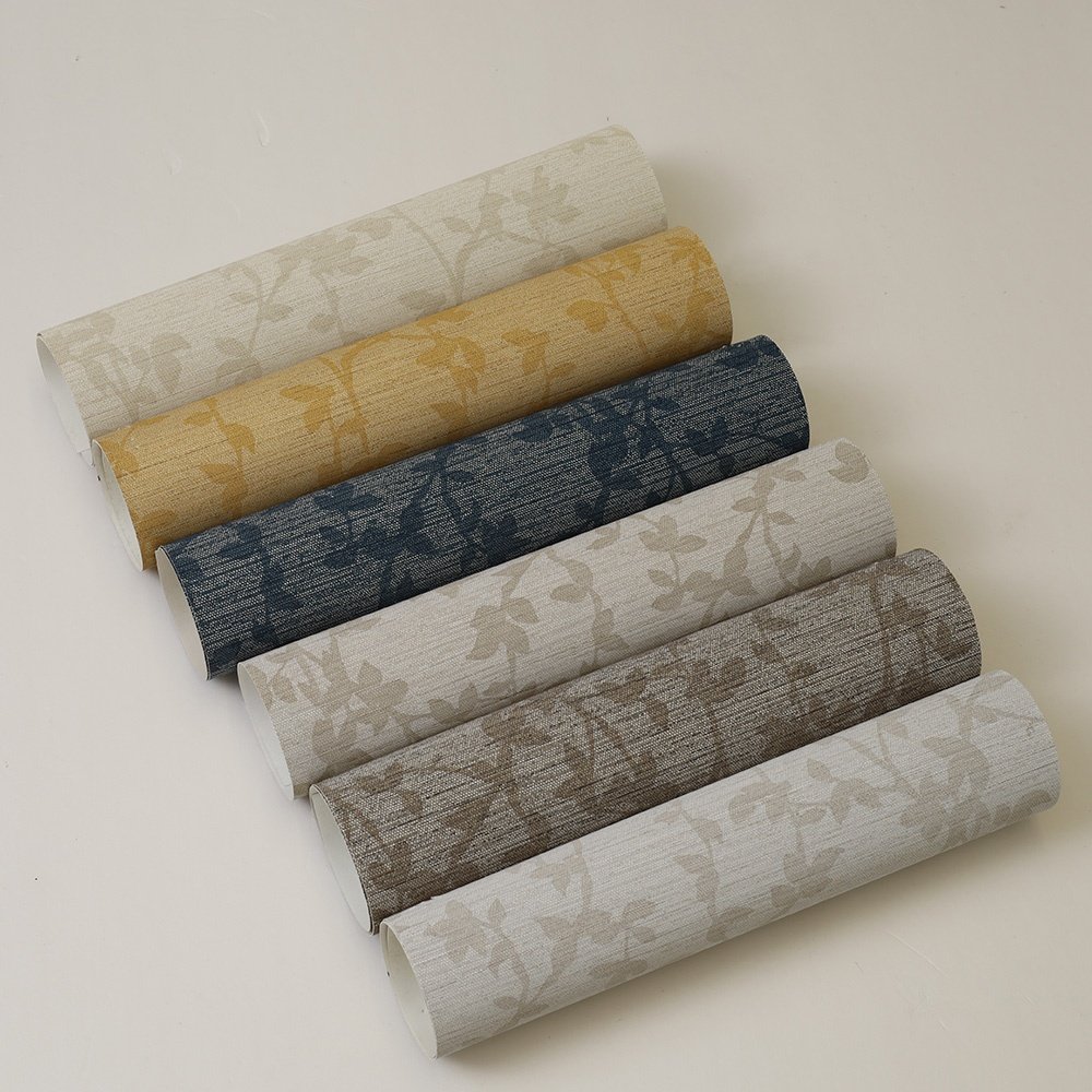 High quality grace floral 100% Vinyi Material Wallcovering Wallpaper Living room TV background Wall Wallpaper