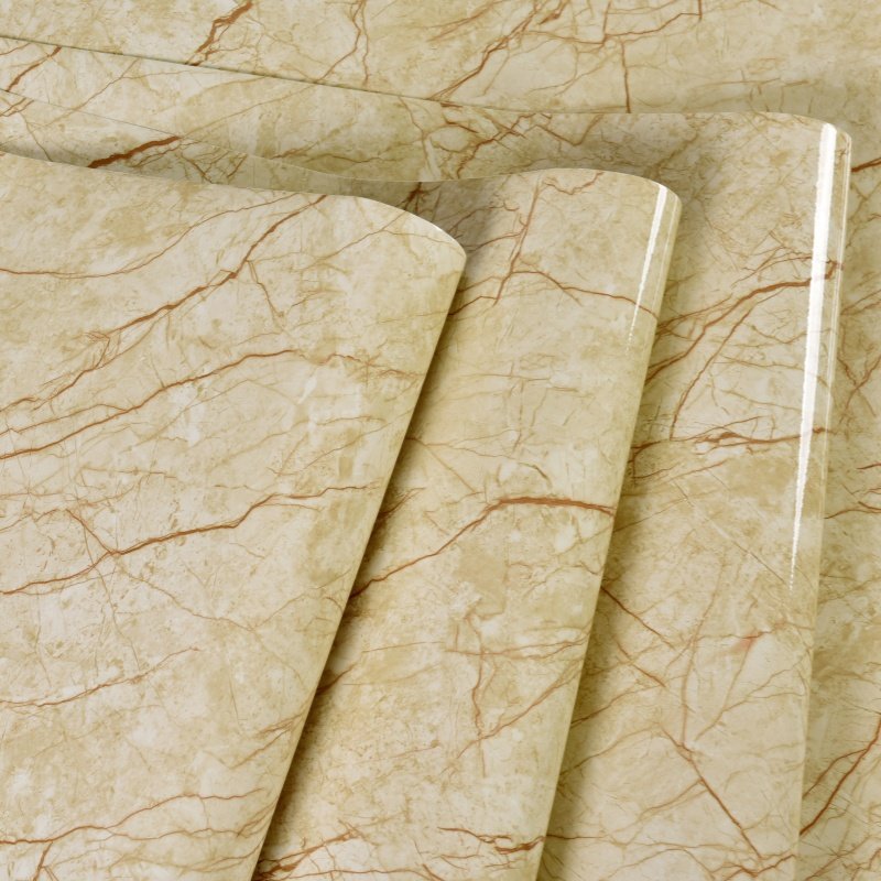 3D Wall and Desktop Decor Waterproof And Moisture-Proof Marble Patten Sticker Self Adhesive Wallpaper For Kitchen Livingroom
