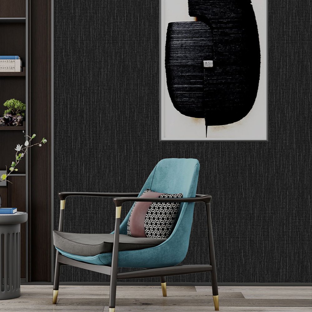 Non-woven wallpaper rolls embossed textured removable wall papers 3d home decoration