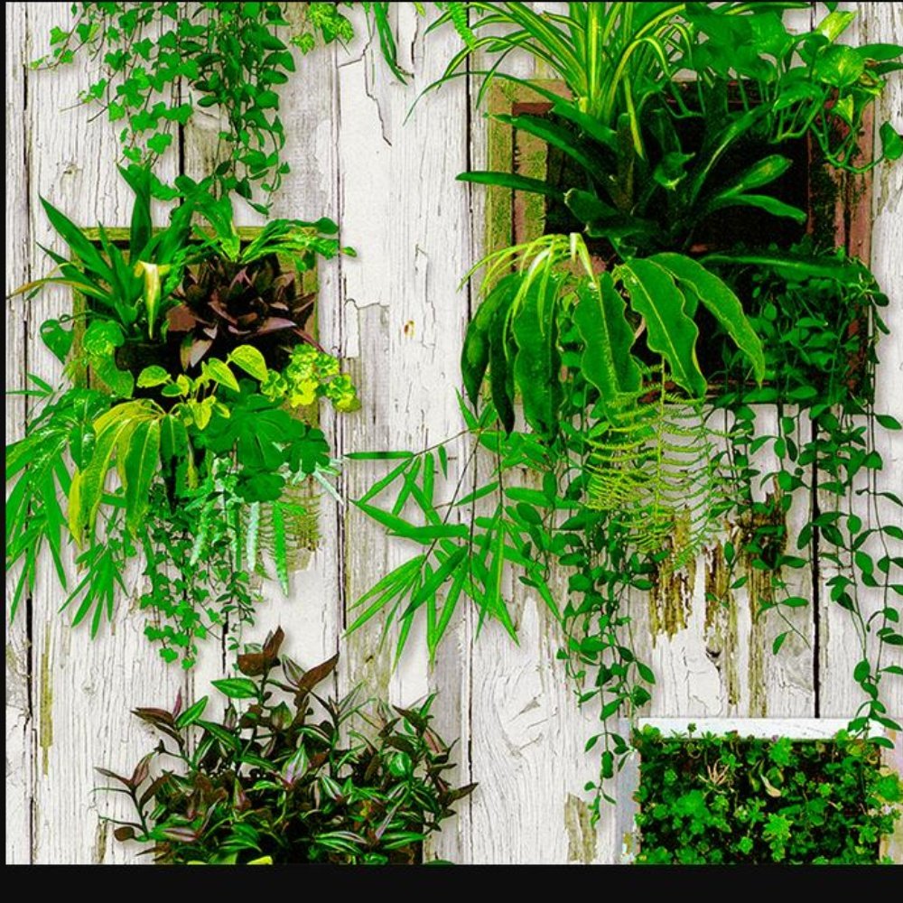 2024 new hot sell Modern Style Fresh Nature 3d green plant flower basketModern Style Fresh Nature 3d green plant flower basket