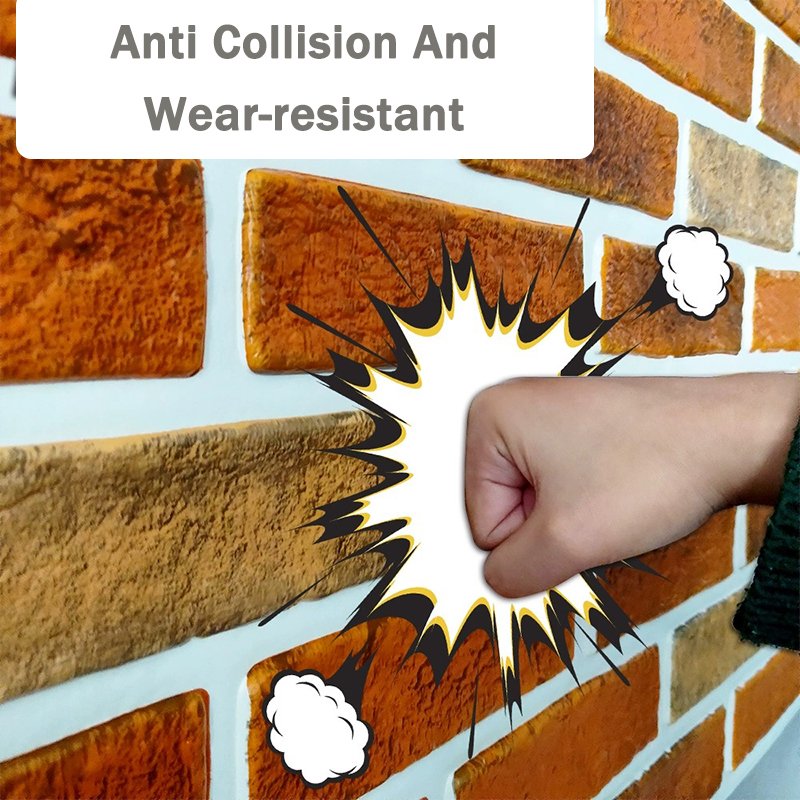 3d foam brick wall panels xpe stereoscopic peel and stick wallpaper self-adhesive wallpaper other home decoration 70*70cm