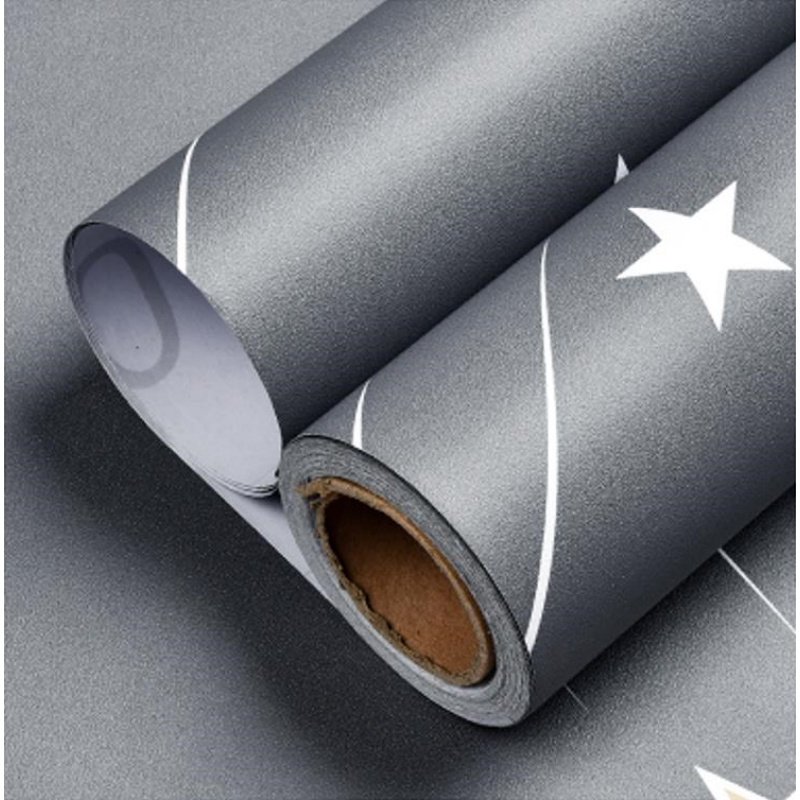 Custom Wallpaper Rolls Star Design Paper for Interior Design High Quality Adhesive And Waterproof Wallpaper