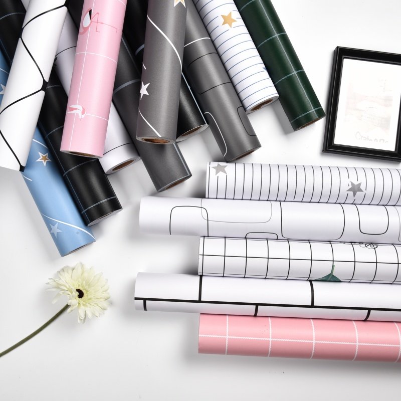Custom Wallpaper Rolls Star Design Paper for Interior Design High Quality Adhesive And Waterproof Wallpaper