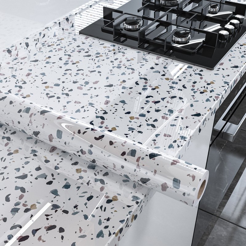 2024 Self Adhesive Removable For Home Decor PVC Marble Sticerk Kitchen Sticker Wholesale