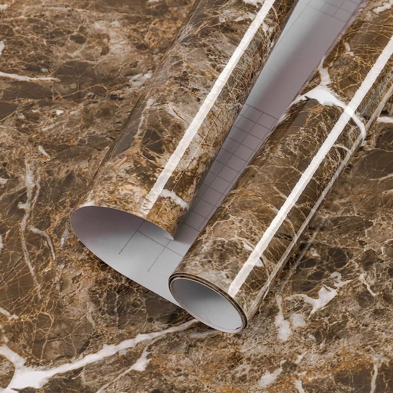Vinyl Marble Wallpaper Self Adhesive Wallpaper Contact Paper Peel and Stick Matte Marble Wallpaper For Countertop Table Cabinet