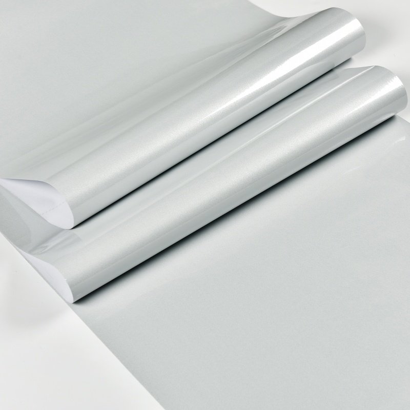 Wholesale Modern Style Glossy Grey PVC Wallpaper Sticker Self-Adhesive Waterproof Anti-Fouling for Kitchen Walls and furniture