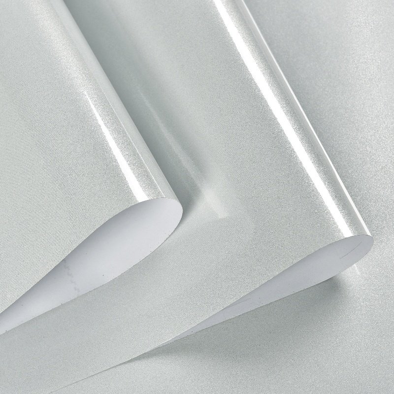 Wholesale Modern Style Glossy Grey PVC Wallpaper Sticker Self-Adhesive Waterproof Anti-Fouling for Kitchen Walls and furniture