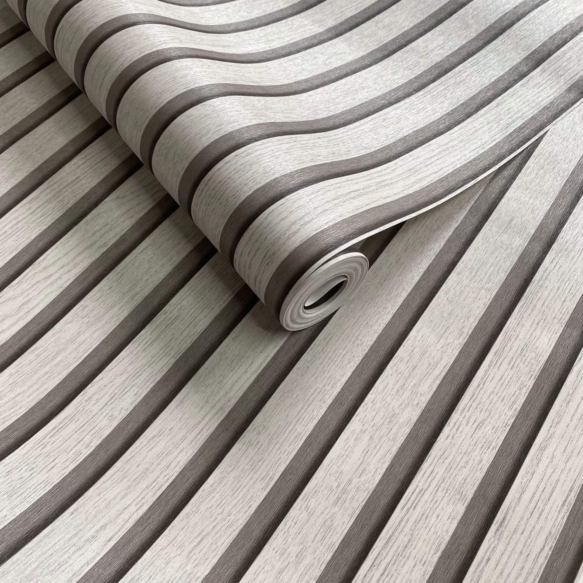 price cheap yellow wood fluted panel wallpaper high quality self-adhesive for full room bedroom wall 3d
