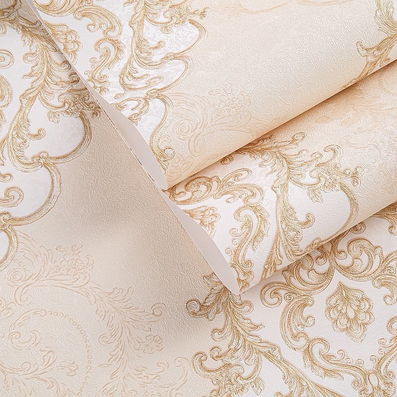 modern 3d luxury wallpaper stripes deerskin bedroom emboss floral wallpaper living room tv background wall wallpaper