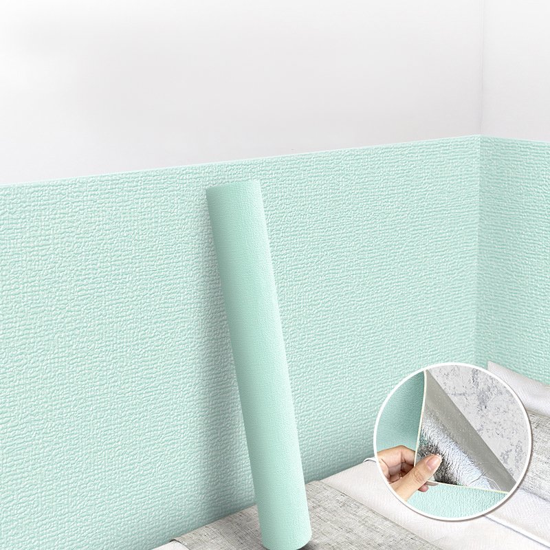 Cheap and High Quality Colorful Waterproof Wallpaper 3D PE Foam Roll Wall Sticker Wall Decor