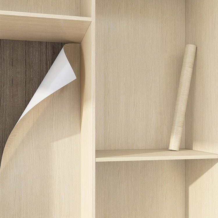 special design 3d wood veneer wall wallpaper glossy folding table decoration self adhesive wall
