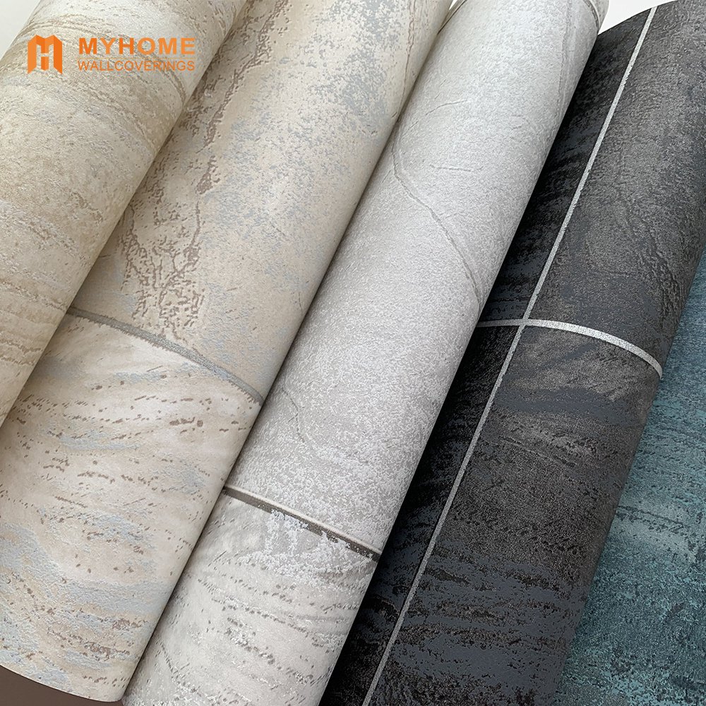 2023 Nonwoven wallpaper new designs wall paper decor Low price wallpaper