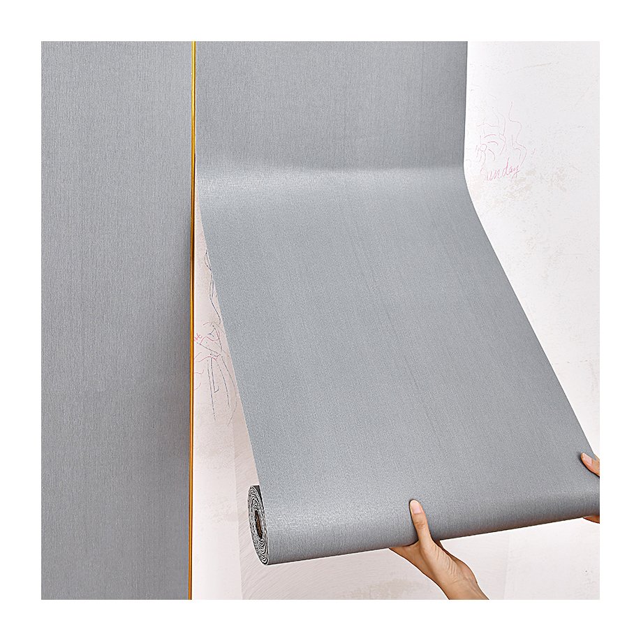 Luxury modern design pvc wall panel self adhesive wallpaper rolls for living room decoration