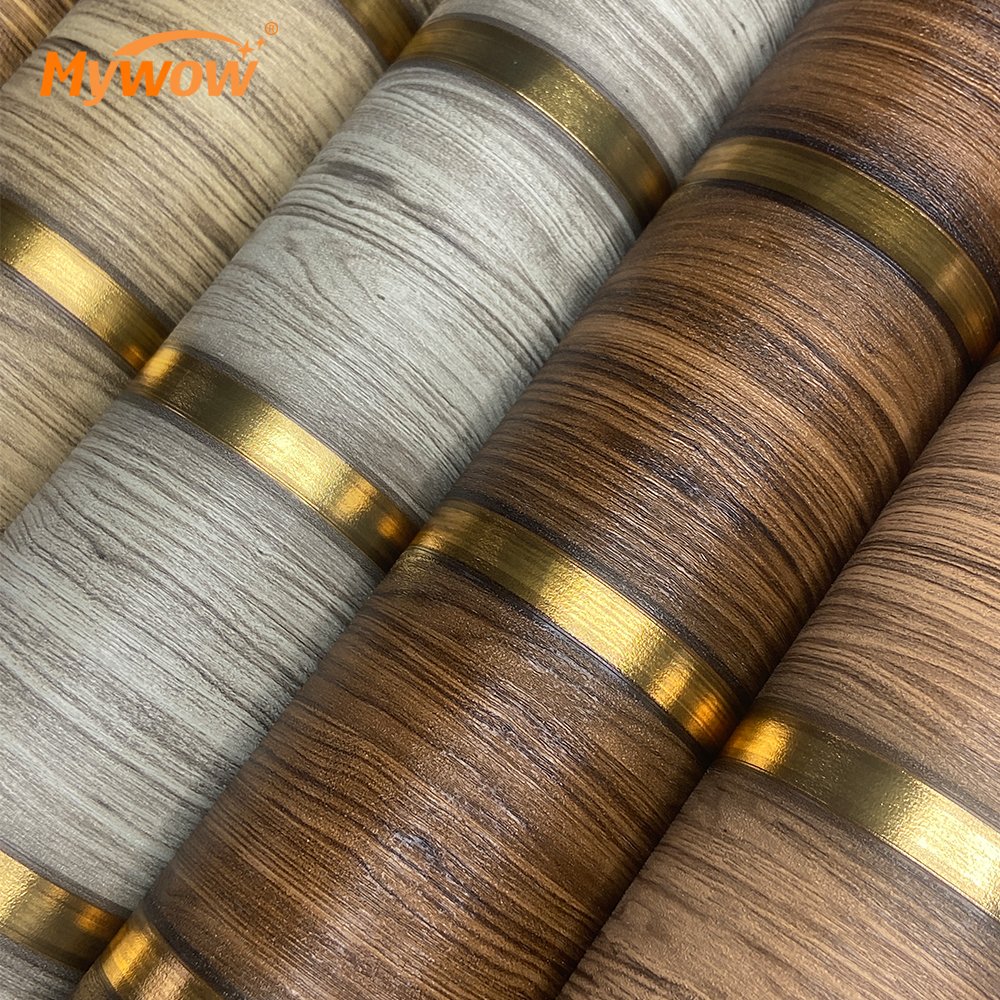 MyWow Interior 0.53*10m Luxury Metallic PVC Wallpaper Waterproof Europe Design