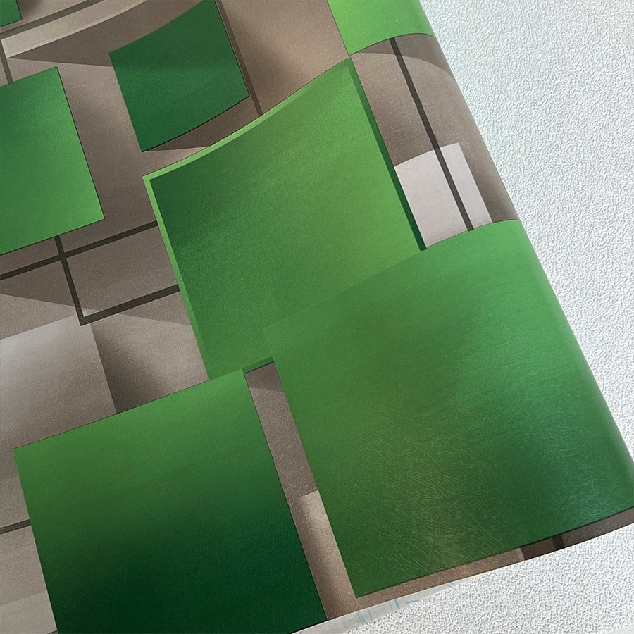 3D Cube Wallpaper PVC Self-Adhesive Waterproof Sticker DIY Wallpaper Solid Color Home Furniture Decor For Living Room & Bedroom