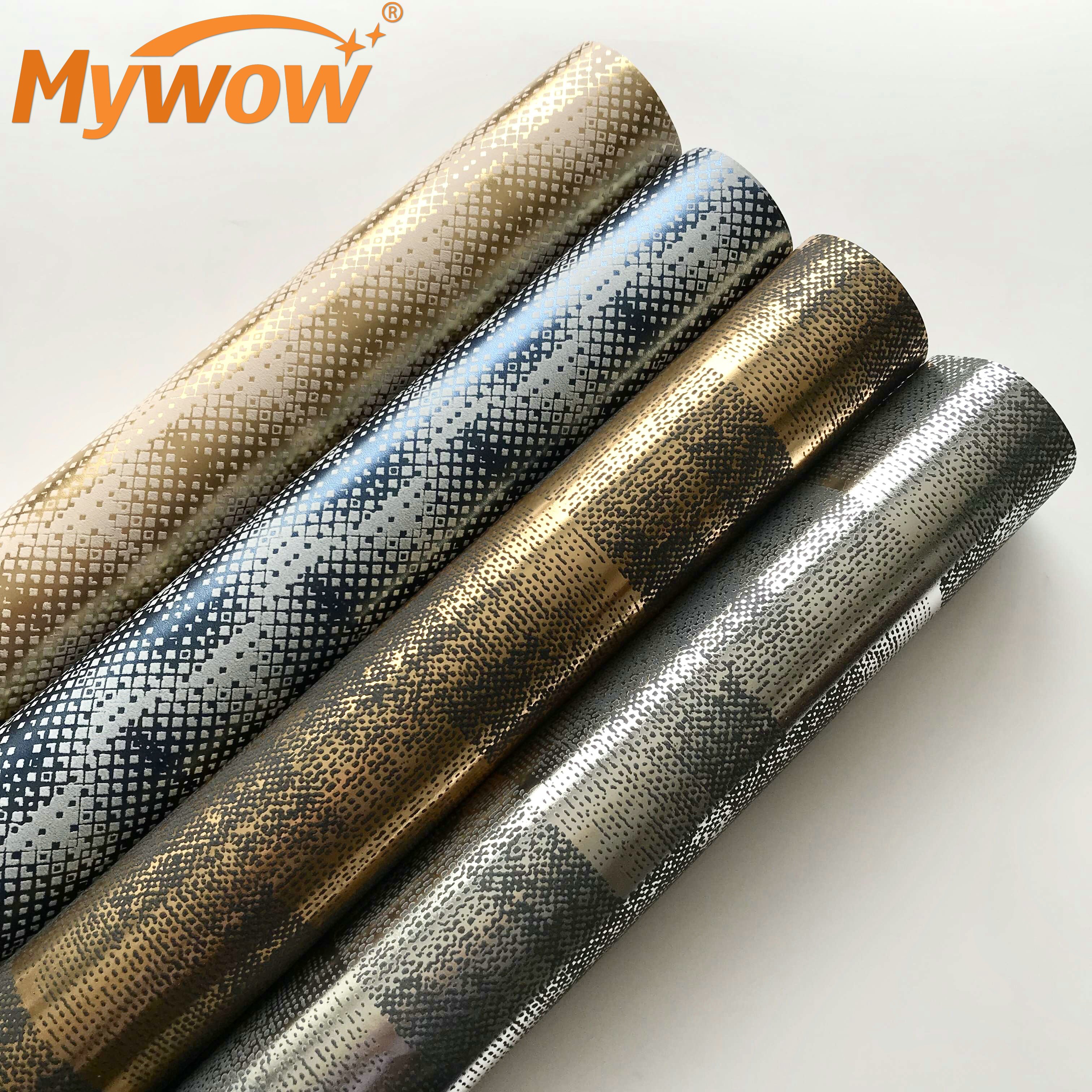 MyWow Wall Paper Metallic Gold Wallpapers Waterproof