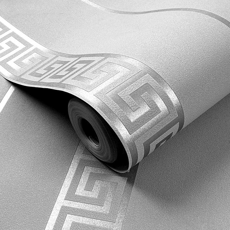 Wholesale retro non-woven wallpaper medium style back pattern 3D stereo brush wallpaper Background wallpaper