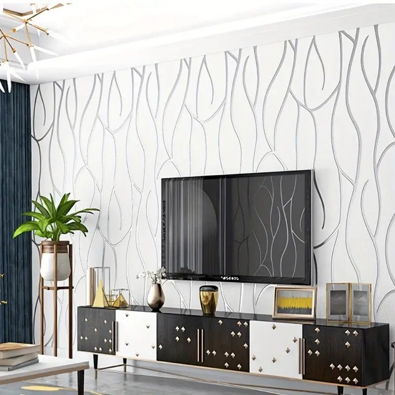 removeable self adhesive peel and stick wallpaper non-woven wallpaper modern wallpaper roll