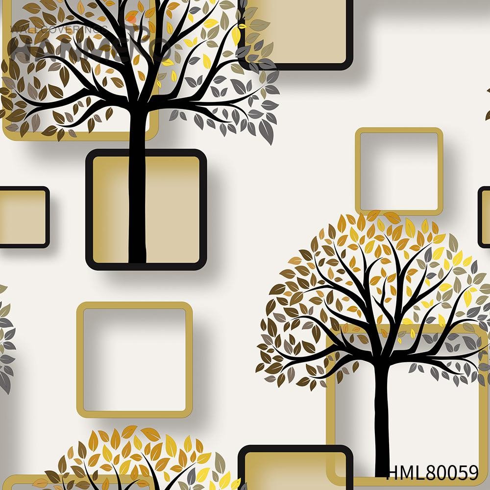 HANMERO 3D PVC wallpaper rolls flowers pattern design vinyl wallpapers for home decor