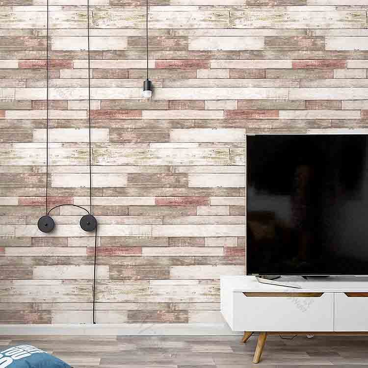 Foshan factory Latest cheap oem room waterproof paintable pvc beautiful wallpaper rolls design for bedroom