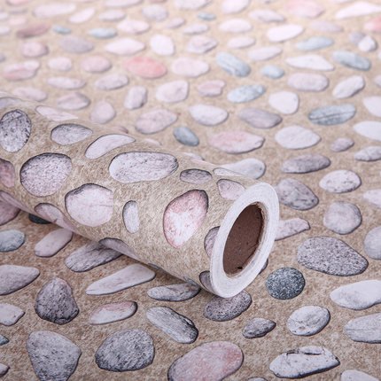 17.7"*393" 3d Brick pvc wallpaper self-adhesive Wallpaper peel and stick stone wallpaper rolls for living room