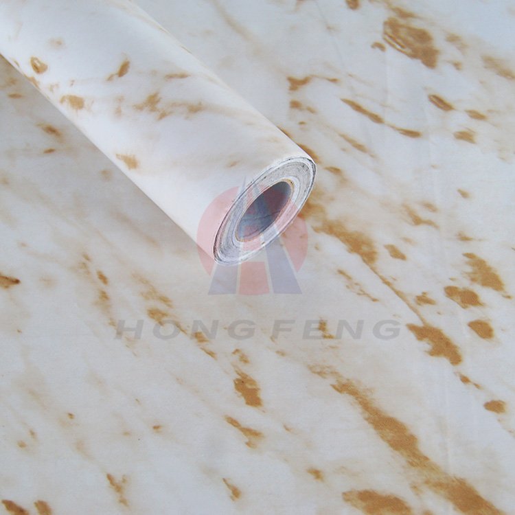 Cheap custom size vintage self adhesive 3d marble wallpaper rolls