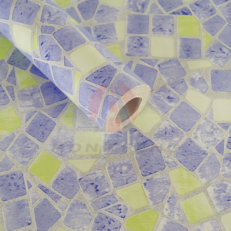 Cheap custom size vintage self adhesive 3d marble wallpaper rolls