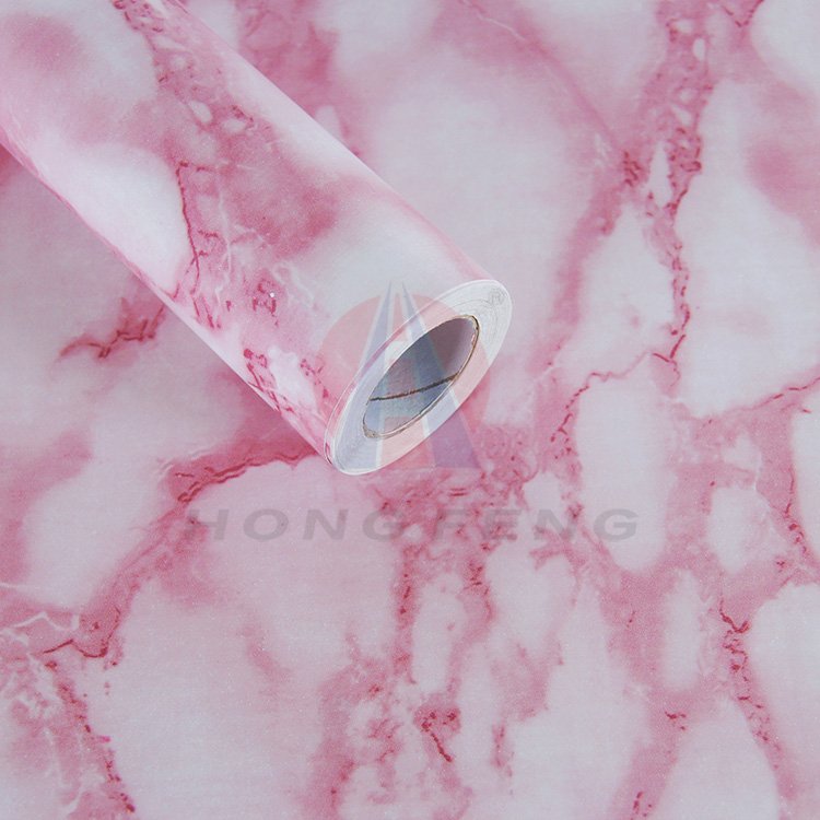 Cheap custom size vintage self adhesive 3d marble wallpaper rolls