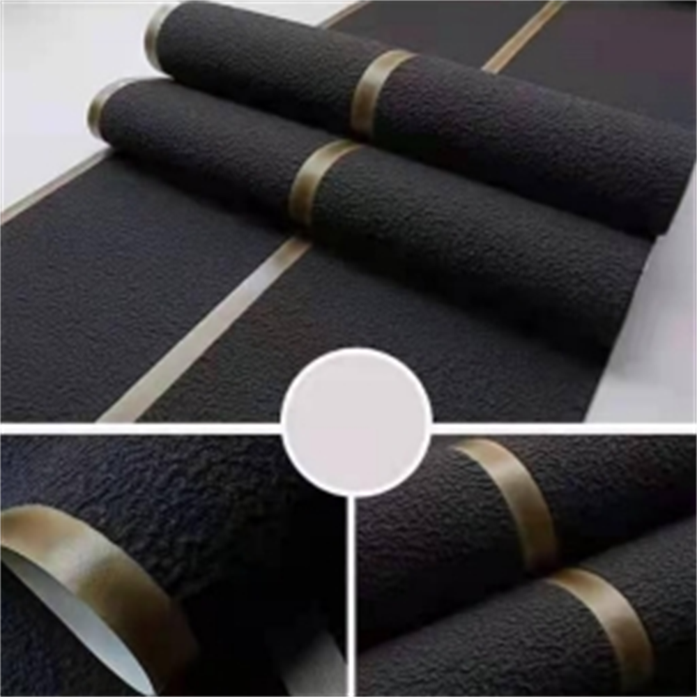 luxury fabric wallpaper vertical wall stickers 3d home decoration for living room wall decor