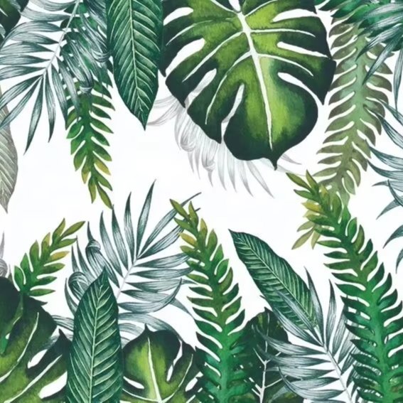 Cinema bar KTV guest rooms high-end customized waterproof fireproof big tree leaf natural landscape wall mural