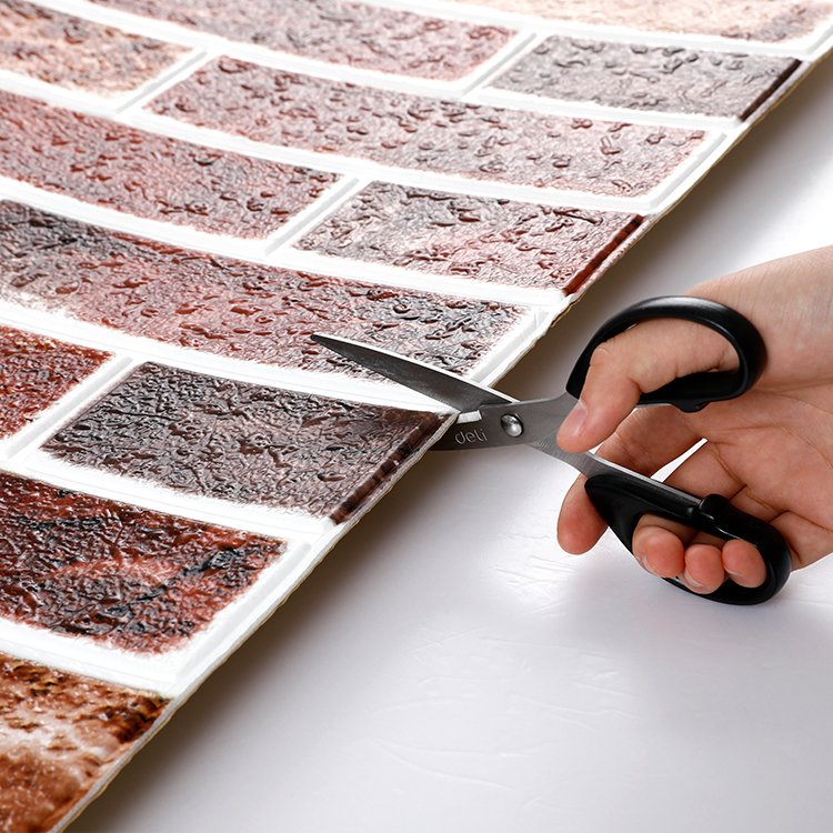 3d Foam Brick Wallpaper design