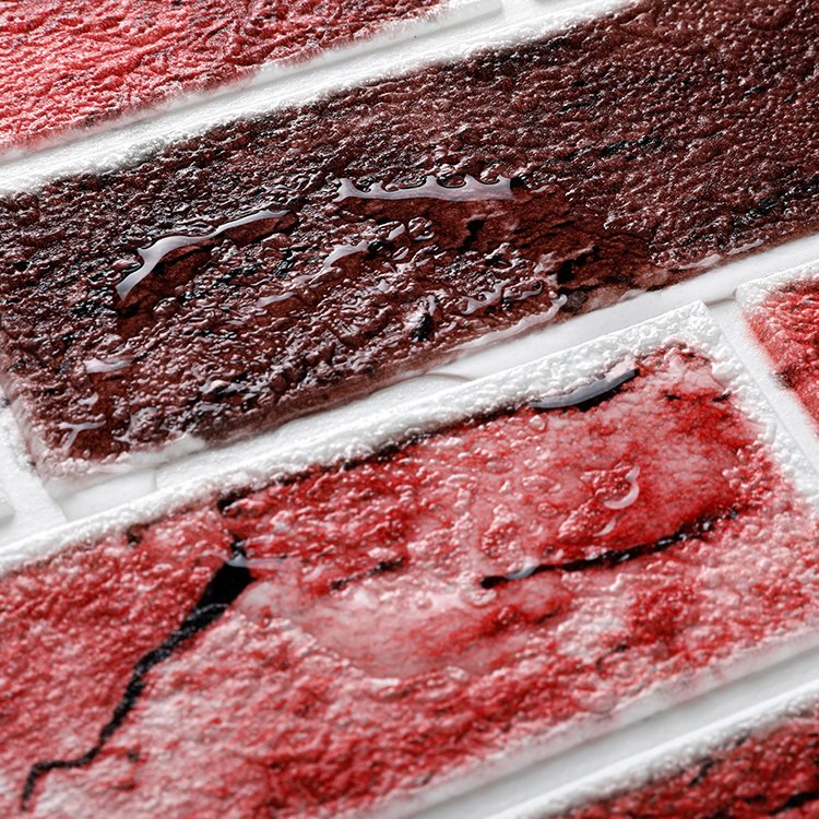 3d Foam Brick Wallpaper design