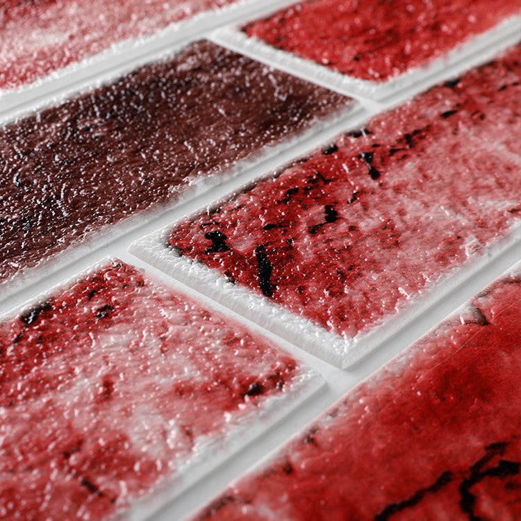 3d Foam Brick Wallpaper design
