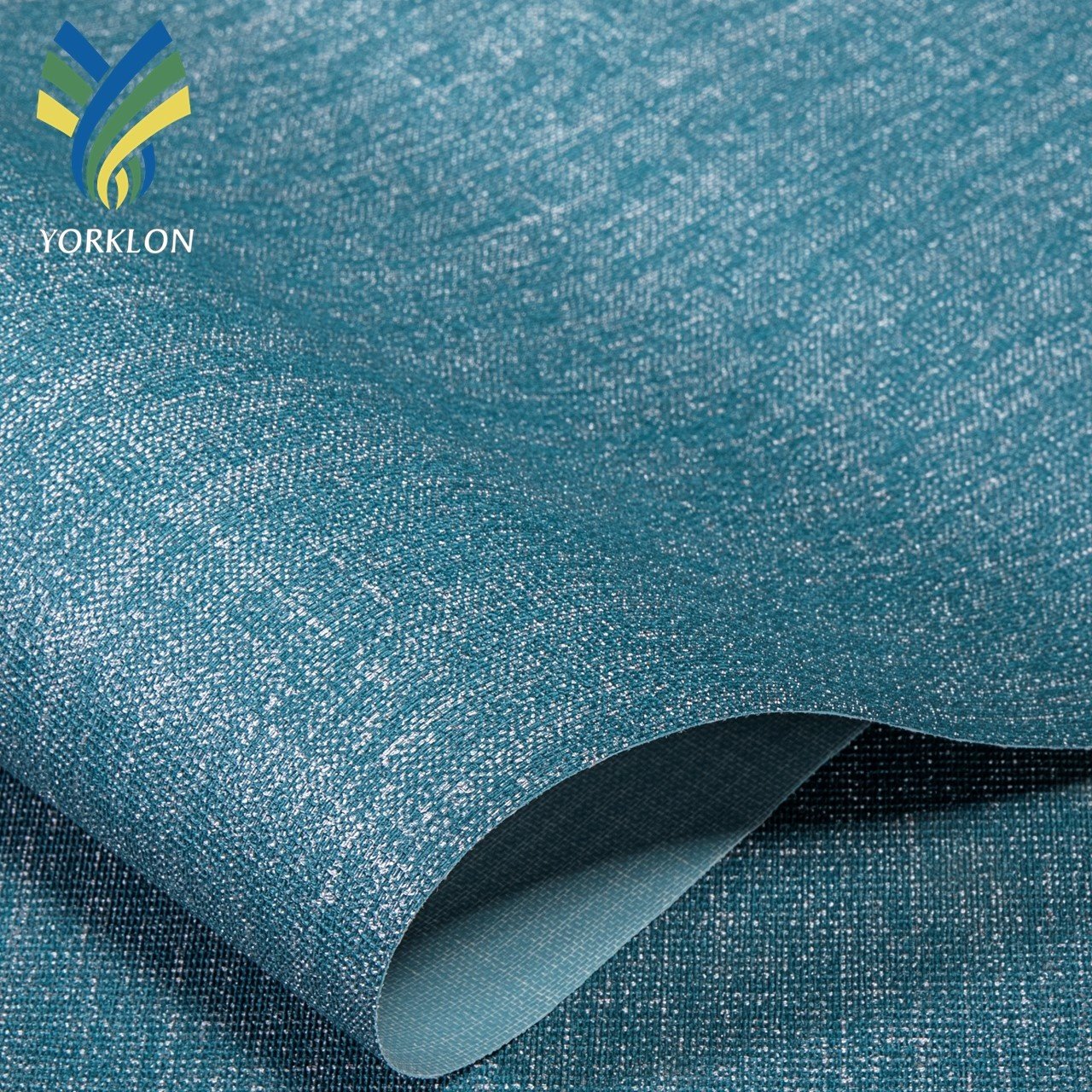 10-EXQUISITE Modern Bedroom Designs Fire Resistant Blue Beige White Texture Vinyl Fabric Background Cloth Hotel Wallpaper
