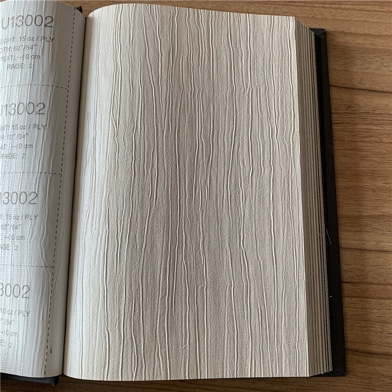Pleated suede silk fabric wallcovering wall paper for living room decor