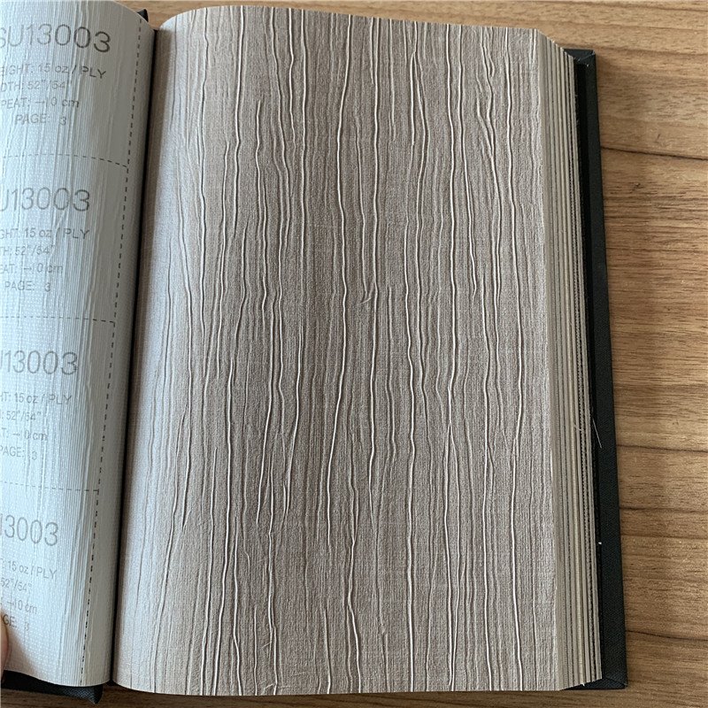 Pleated suede silk fabric wallcovering wall paper for living room decor