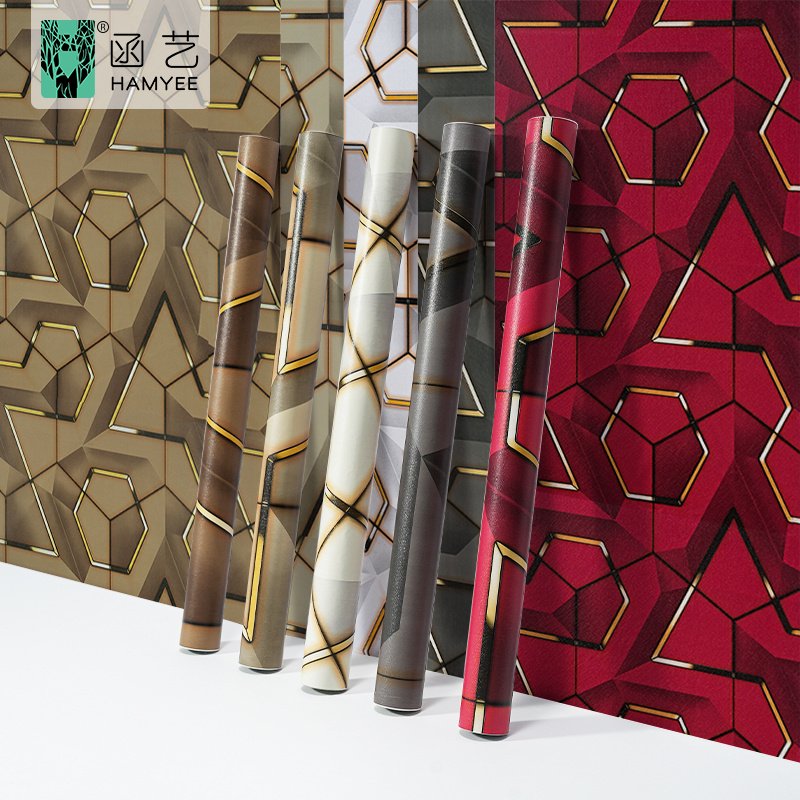 Modern peel and stick wallpaper geometric wallpaper removable wallpaper for bedroom bathroom