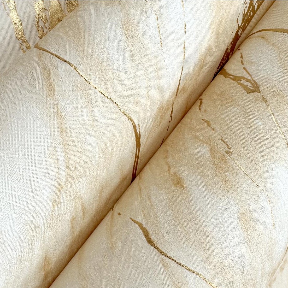 Modern Art Embossed Golden Marble Wallpaper 3D Wall Murals White and Golden Background PVC Summer Graphic Design Geometric 1roll