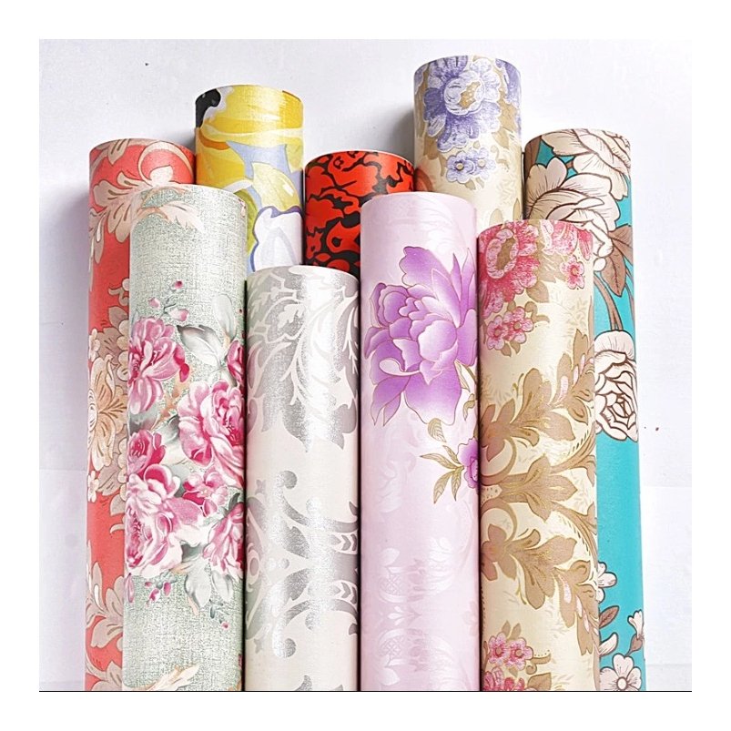 Wallpapers/Wall Coating China designs 3d wallpaper pvc wall murals, flower 3d wallpaper rolls