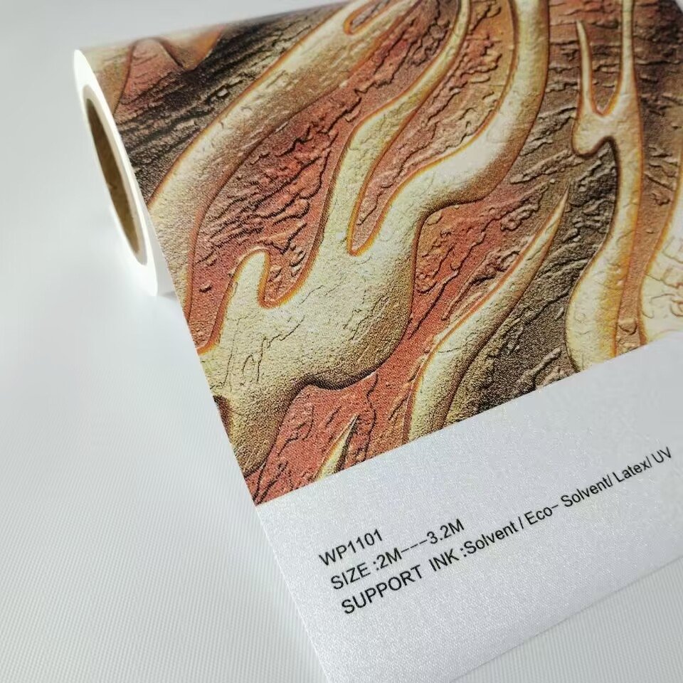 Hot Sale High Quality Printable Eco Solvent Pure Color Printable Wallpaper For Sale
