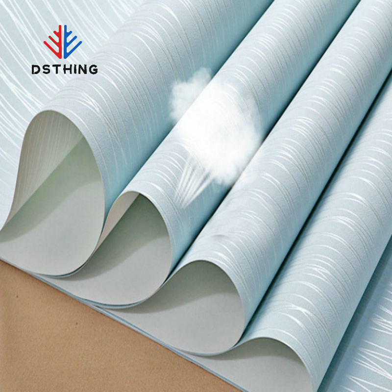AISEN DSTHING Simple Sliver 3d Wallpaper Thickened Non-woven Embossed Home Decoration Wallpaper For Living Room