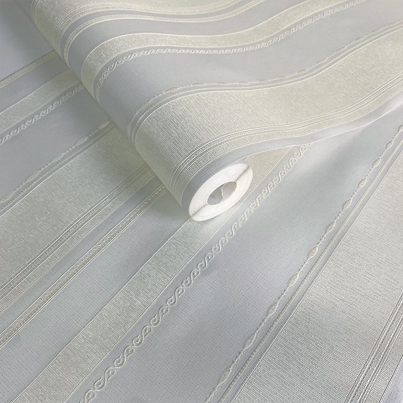 Rural style 3D striped non-woven wallpaper for bedroom living room children's room background wall wallpaper