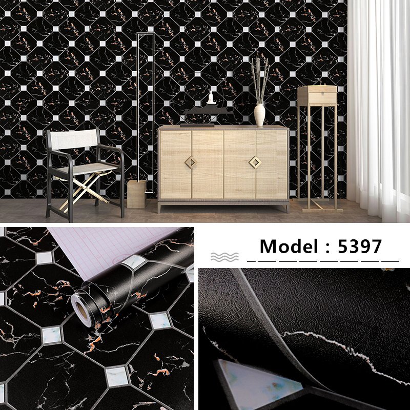 Black And White Vertical Horizontal Stripes Wallpaper for Living Room Coffee Shop Background