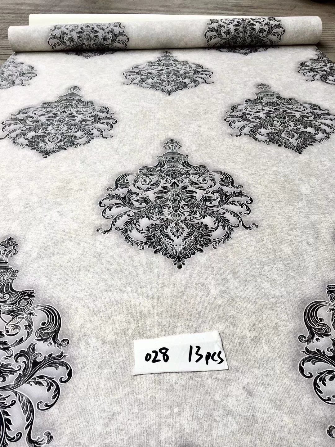 A variety of styles B-grade inventory stocklot pvc wide wallpaper 1.06m*15.6m big roll