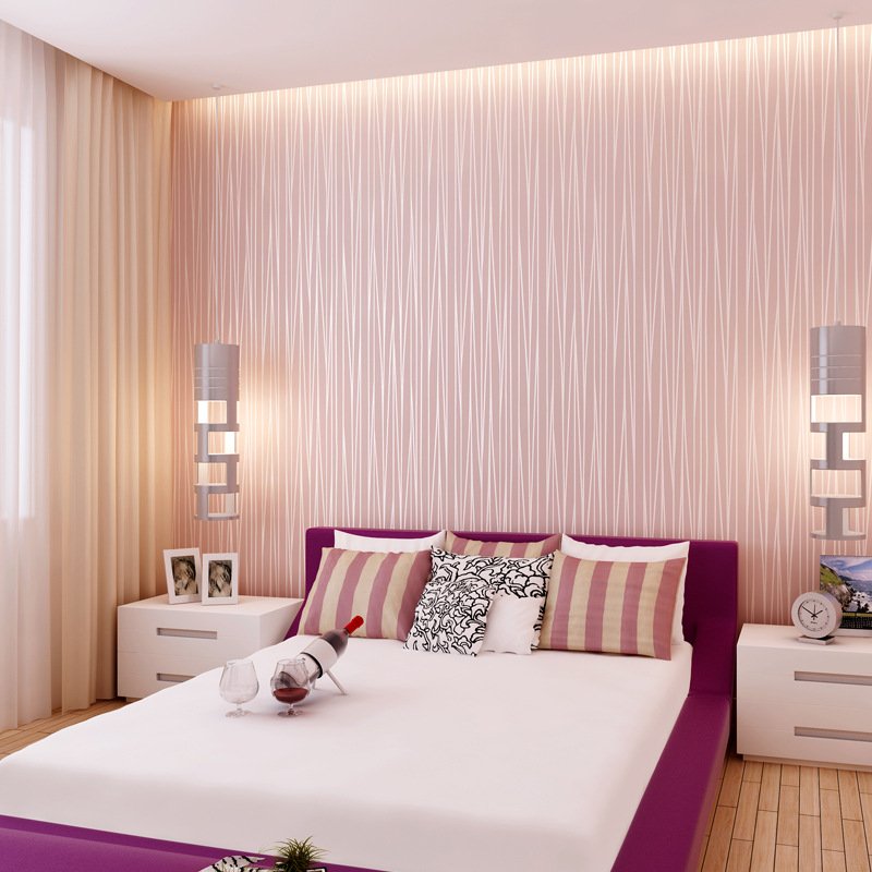 Simple Ring Vertical Stripe Non woven Wallpaper Living Room Bedroom Movie Sofa Background Wall 3D luxury wallpaper modern