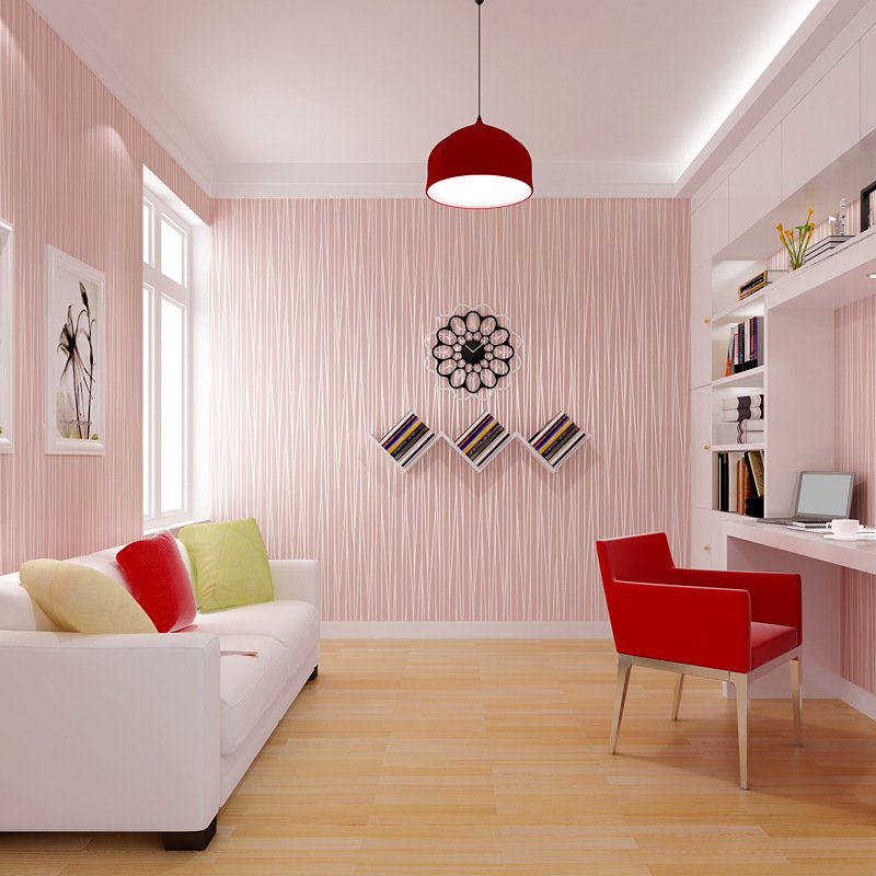 Simple Ring Vertical Stripe Non woven Wallpaper Living Room Bedroom Movie Sofa Background Wall 3D luxury wallpaper modern