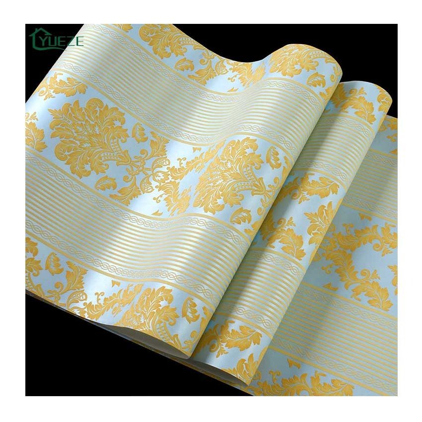 High Quality Modern Design Bedroom Wall Paper Home Decorative Non Woven Suede Wallpaper Rolls Wallcovering