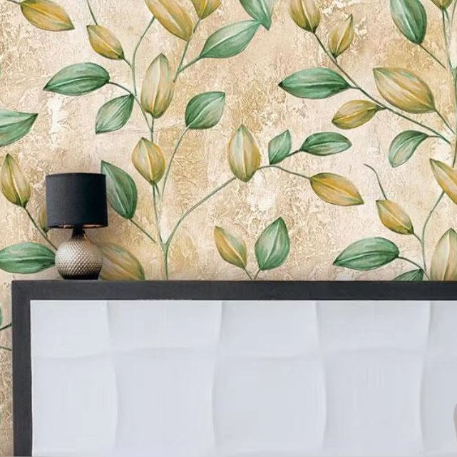 2024 Guangzhou Mywow Wholesale Chinese style Ginkgo Leaves New Arrival Elegant Flower Textured Wallpaper